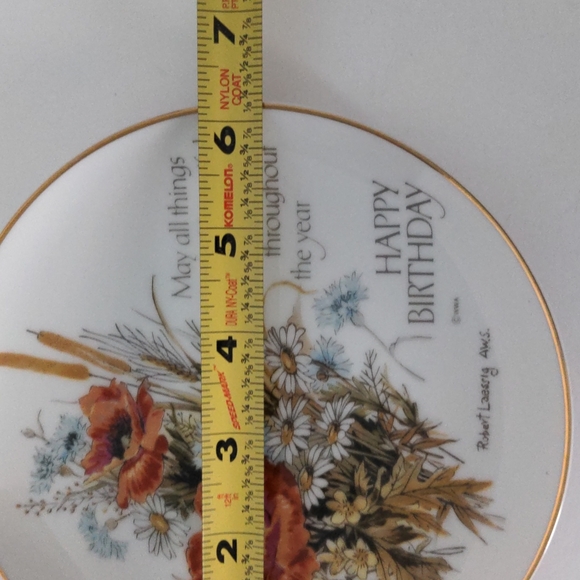 VTG Lasting Memories Happy Birthday Plate - Picture 5 of 5